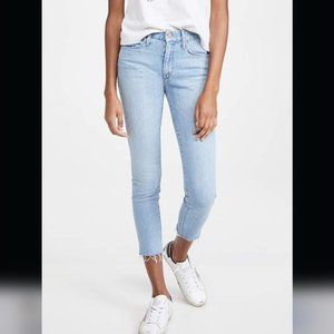 NEW Mother The Looker Ankle Snippet Jeans Zapped
